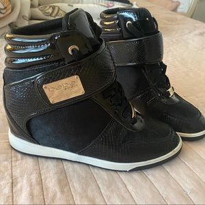 Bebe Sport Hidden Wedge Sneaker - 8